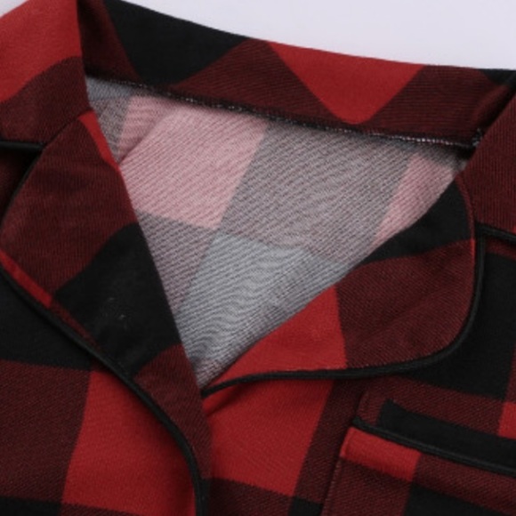 ❤️ SALE!!! Buffalo Plaid Loungewear Pajama Set - Picture 2 of 5
